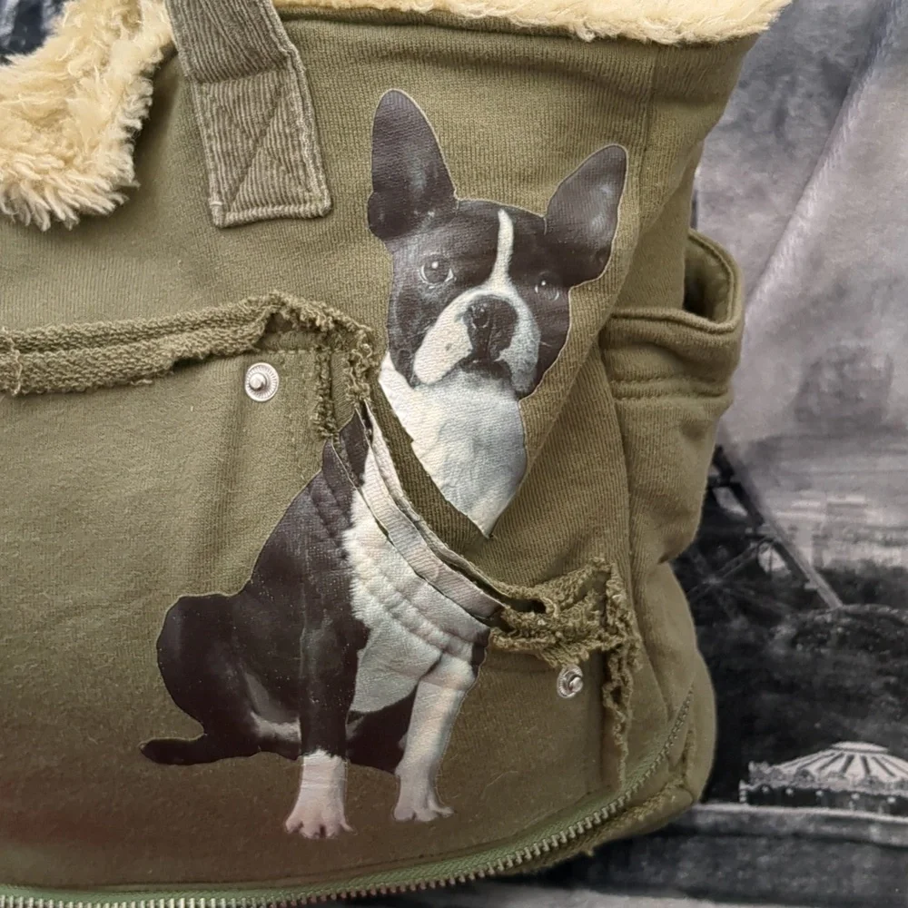 Fuzzy Nation corduroy and cloth bag Boxer
